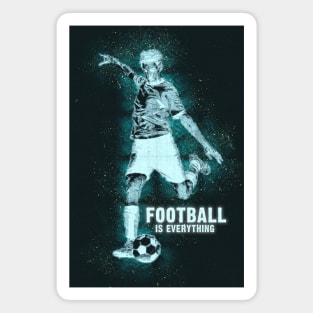 Abstract Football Player Artwork for all the true sports fans and their mancaves Magnet